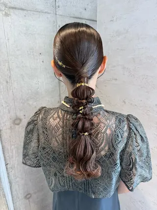 ヘアアレンジ 女性に人気♪ はやしほのかのヘアスタイル