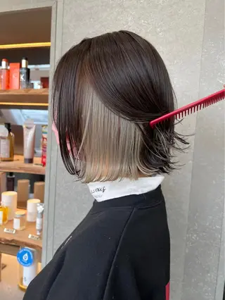 ミディアム ダブルカラー /垣尾颯大のヘアスタイル