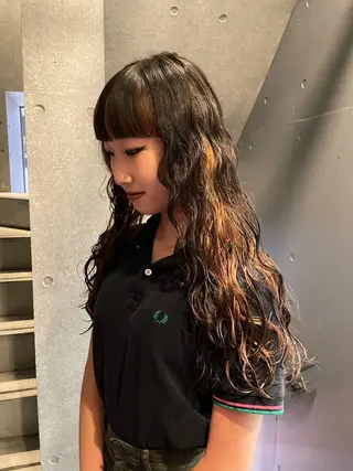 ロング パーマ shoko/ 海外ガール風パーマのヘアスタイル