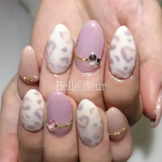 セミロング ネイル Belle fleurのネイルデザイン