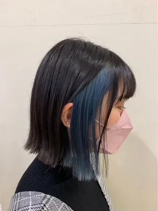 カラー レイヤーカット🐺 hina🩶のヘアスタイル