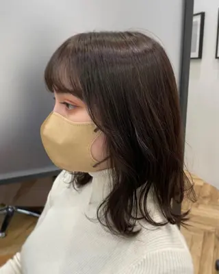 ミディアム カラー 《Zina札幌大通》 Hinano🐻のヘアスタイル