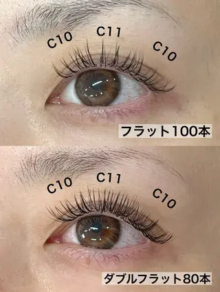 マツエク・マツパ Gluck所属・ユリ|韓国風|束感| まつパ|まつエク|眉のマツエク・マツパデザイン
