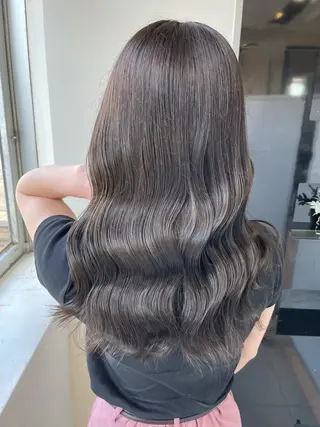 セミロング 髪質改善カラー🦋 田村のヘアスタイル