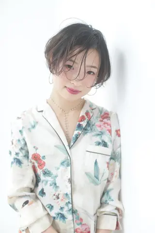 ミディアム 美髪形成!色素改善! 秋田 和輝のヘアスタイル