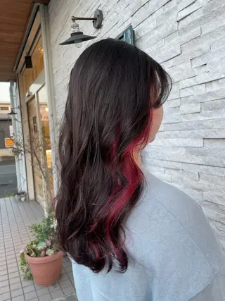 ロング カラー 🌸小掛🌸 豊橋外国人風カラーのヘアスタイル