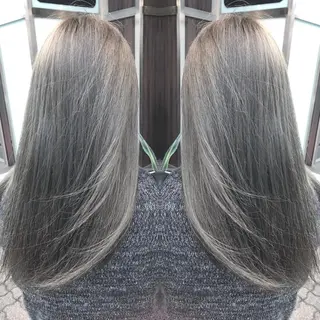 ロング カラー 青木 茂樹⭐️ 透明感カラーのヘアスタイル