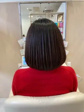 ミディアム 齋藤 美悠のヘアスタイル