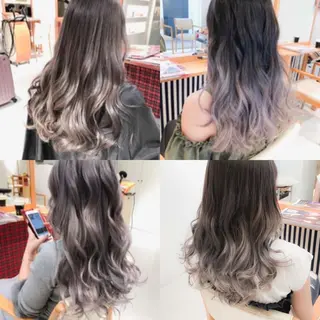 ロング カラー Days 透明感カラーのヘアスタイル