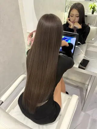 ロング 髪質改善 H realのヘアスタイル