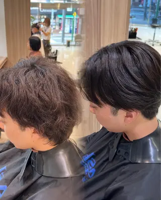 パーマ メンズ SENA 再現性 パーマと縮毛矯正のヘアスタイル