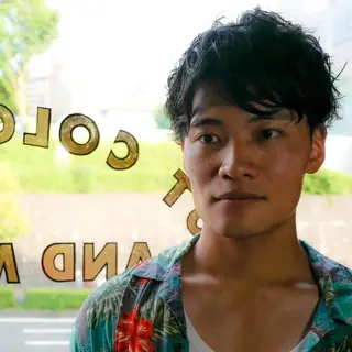 パーマ メンズ glunge所属・🎩glunge🎩 AYA💄のヘアスタイル