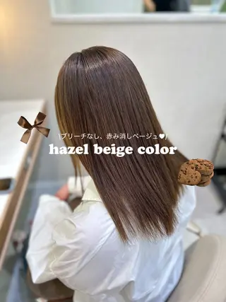 カラー ベージュ⌇﻿暖色⌇﻿ 𝐀𝐤𝐚𝐫𝐢のヘアスタイル