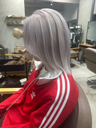 ミディアム カラー AiM エイム　韓国レイヤーのヘアスタイル