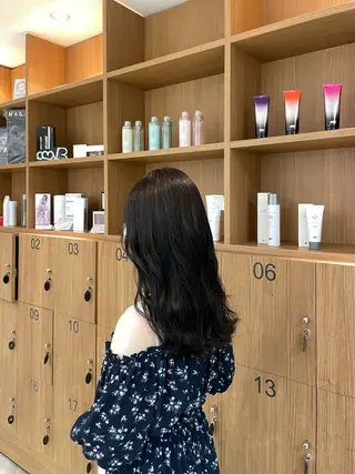 ロング カラー ヘアアレンジ 平井 真由のヘアスタイル