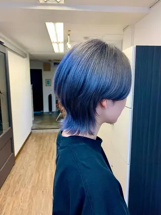 ショート メンズパーマ shell 宮下のヘアスタイル