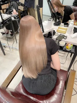 ロング RIN 中明度韓国ヘアのヘアスタイル