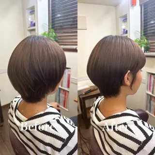ショート カラー 🌱ケミカル美容師 未来を綺麗に🌱優吾のヘアスタイル