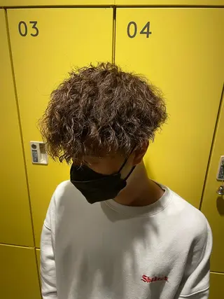 パーマ メンズ Le'a所属・渋谷/フェード/ 國分 翔のヘアスタイル