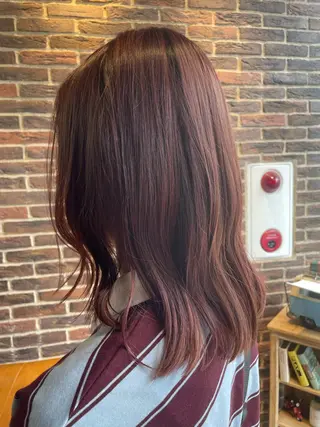 ミディアム カラー Hair salon 6所属・照井 奈保子のヘアスタイル