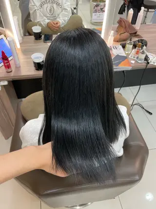 ミディアム カラー 鎌倉/アレンジ/暗髪 /髪質改善/ ユキミのヘアスタイル