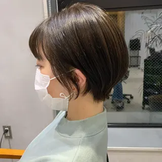 ショート ヒロミ/アレンジ/ アンニュイ/透け感のヘアスタイル