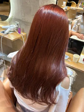 カラー 艶カラー/ボブ /似合わせ/田口愛那のヘアスタイル