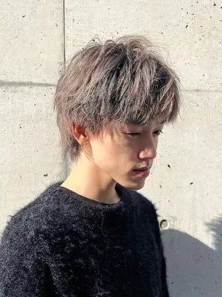 カラー メンズ レイヤー/髪質改善 SAKIのヘアスタイル