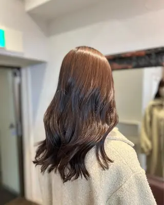 ロング カラー 髪質改善/縮毛矯正/ 超高濃度水素ケアのヘアスタイル