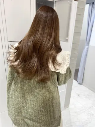 ロング 韓国モテhair🍑 momoのヘアスタイル