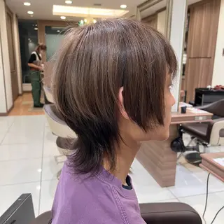 ショート カラー メンズ ナチュラル暖色カラー 🤎 佐藤栞のヘアスタイル