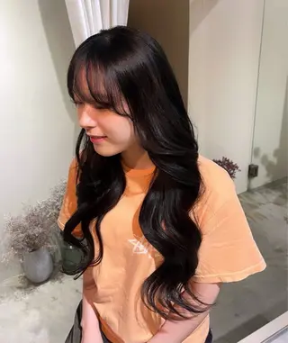 ロング カラー 🌼花屋併設🌼 木下奈々望のヘアスタイル