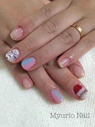 ネイル Sympa 𝓜iwako🐰ᩚのネイルデザイン