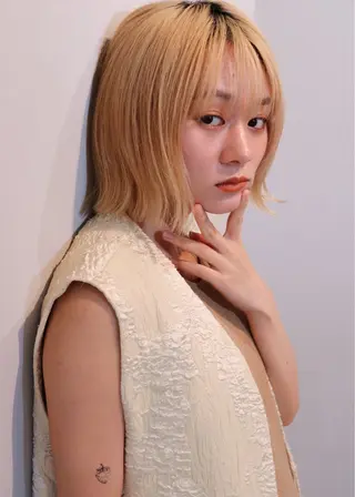 ミディアム 村瀬 浩司のヘアスタイル