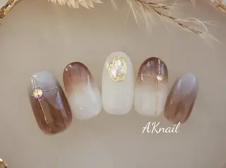 ネイル ネイル&巻き爪サロン 　AKnailのネイルデザイン
