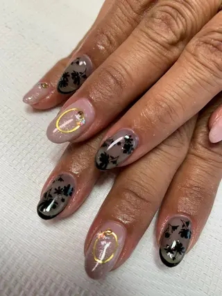 ネイル rukianail 新里のネイルデザイン