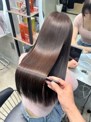 ロング カラー etora 渋谷所属・ワンホンヘア🇨🇳 髪質改善/itaruのヘアスタイル