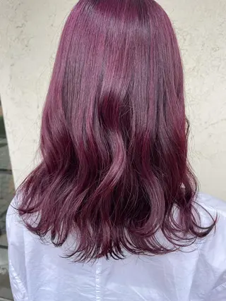 ミディアム カラー 透明感韓国ヘア♡ みつきのヘアスタイル