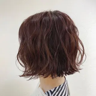 ショート カラー 大場 優のヘアスタイル