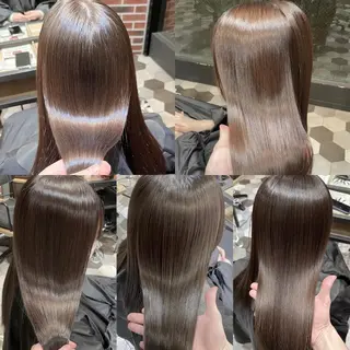 ロング 髪質改善縮毛矯正🫧 村上蒼生のヘアスタイル