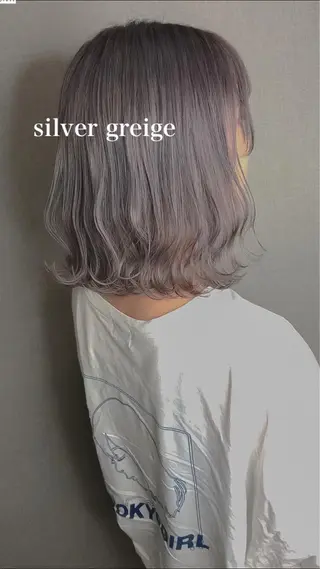 ミディアム カラー Selenehair 三条本店のヘアスタイル