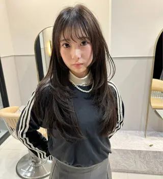 ロング レイヤーカットの神様 /肥田野裕人のヘアスタイル