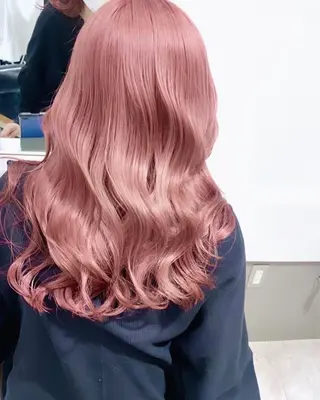 ミディアム カラー ヘアアレンジ GiseL天神カラー 髪質改善/ブリーチのヘアスタイル