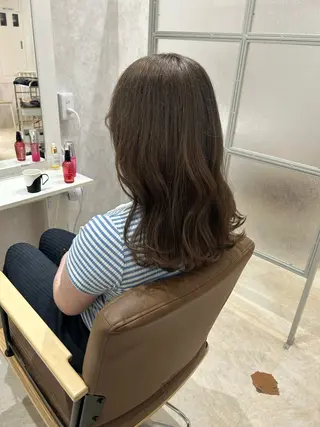 セミロング カラー 💙まこと💙艶々 カラー(Rico)のヘアスタイル