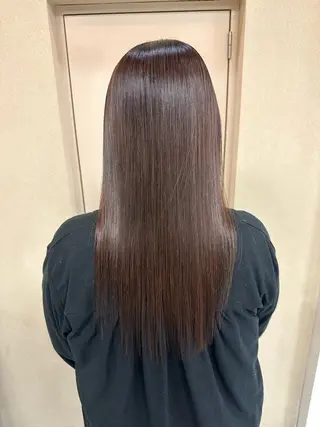 ロング パーマ 髪質改善/縮毛矯正 /ブリーチ矯正/岡部のヘアスタイル