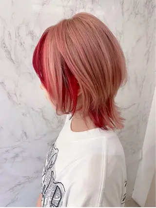 ミディアム ☆ハイトーン口コミ◎ WiLL/京橋のヘアスタイル