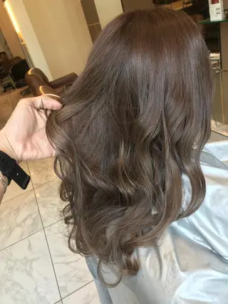 セミロング カラー パーマ ヘアアレンジ キッズ ネイル マツエク・マツパ 🫧代表/新宿駅近/ 限定価格🫧田辺貴裕のヘアスタイル