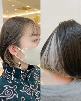ショート カラー ミタニ/髪質改善 /レイヤーカットのヘアスタイル