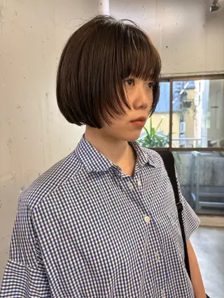 ショート ボブの支持率NO.1 美容室難民の方は是非のヘアスタイル