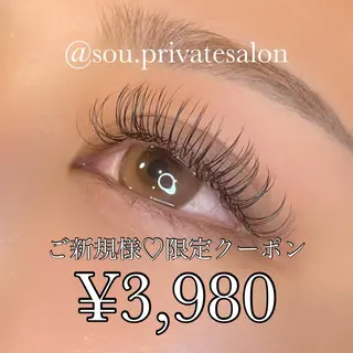 マツエク・マツパ private salon SOU所属・ﾄｰﾀﾙｾﾗﾋﾟｽﾄ MANAのマツエク・マツパデザイン